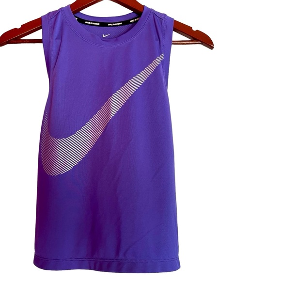 Women’s Purple Nike Dri-Fit Core City Running Tank Top Size Medium - Picture 1 of 6